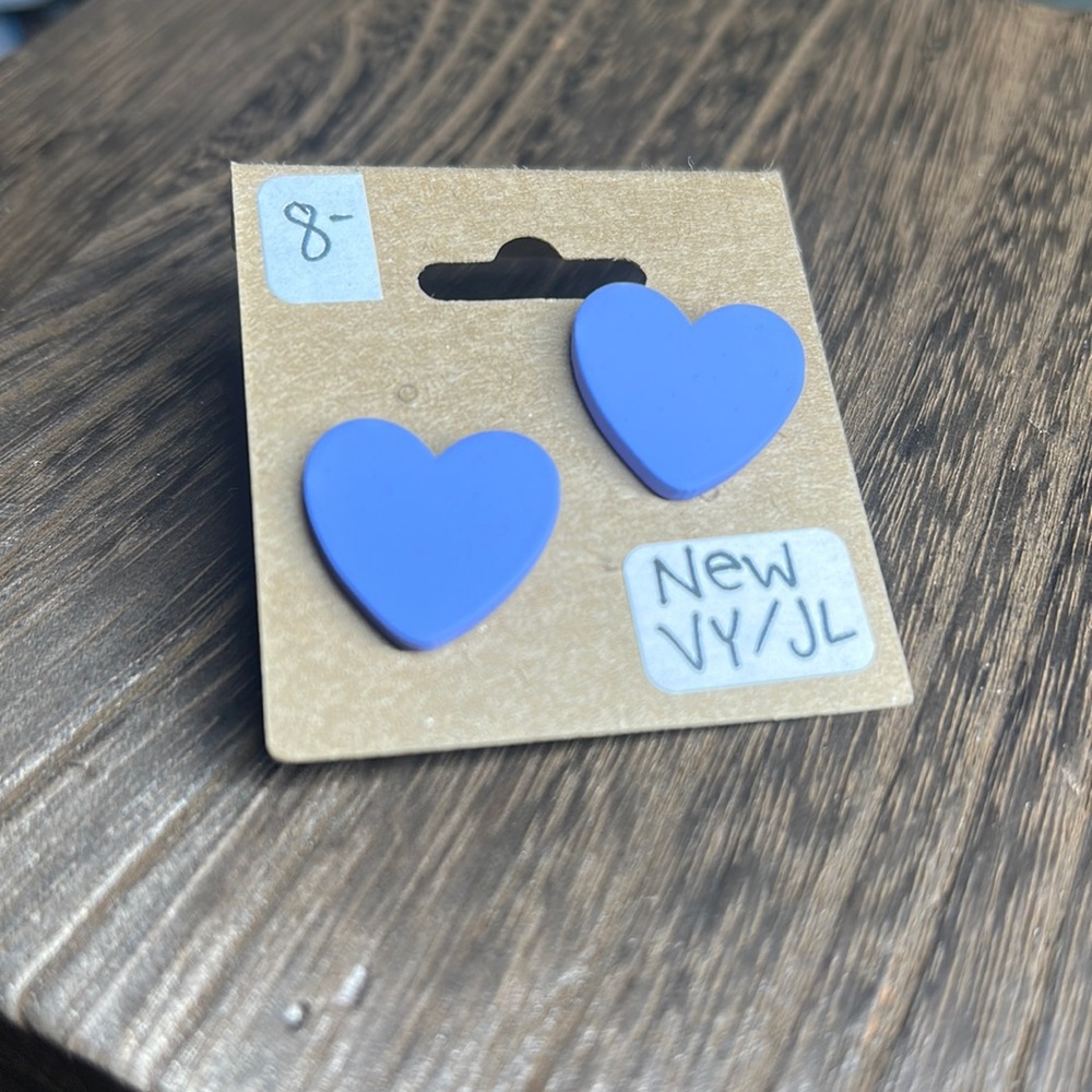 Cute Oversized Heart Shaped Earrings